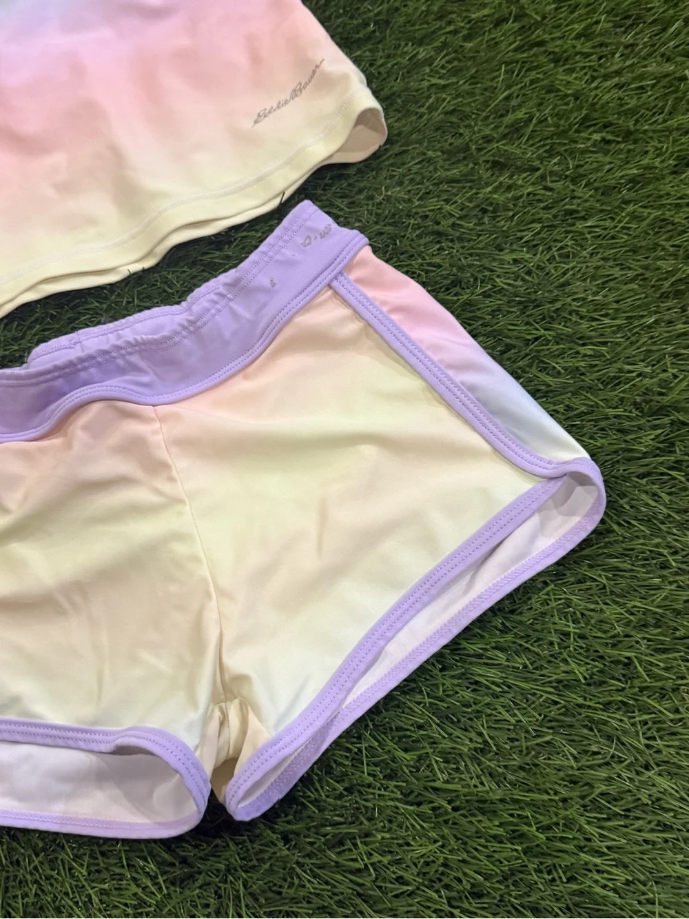 Eddie Bauer Swimsuit Set - Rashguard Top and Swim Shorts